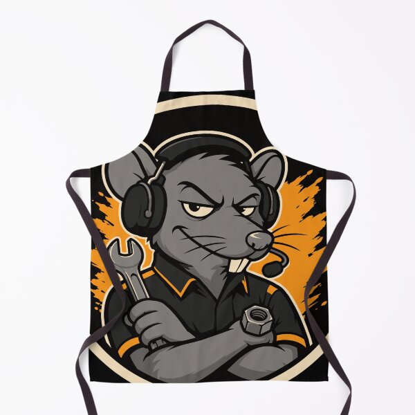 Item preview, Rat Pit Crew Mascot – Racing Mechanic designed and sold by EchoBlue Studio.