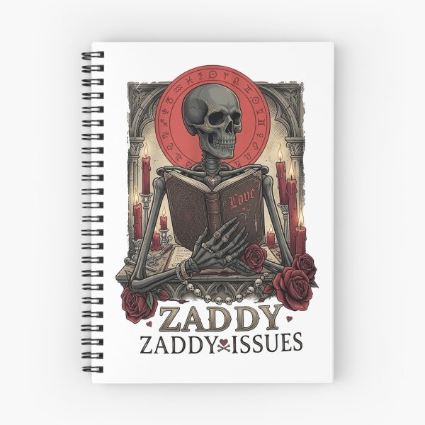 Item preview, Zaddy Issues Skeleton Rose Gothic Aesthetic Design Classic T-Shirt designed and sold by Elkaissi3.
