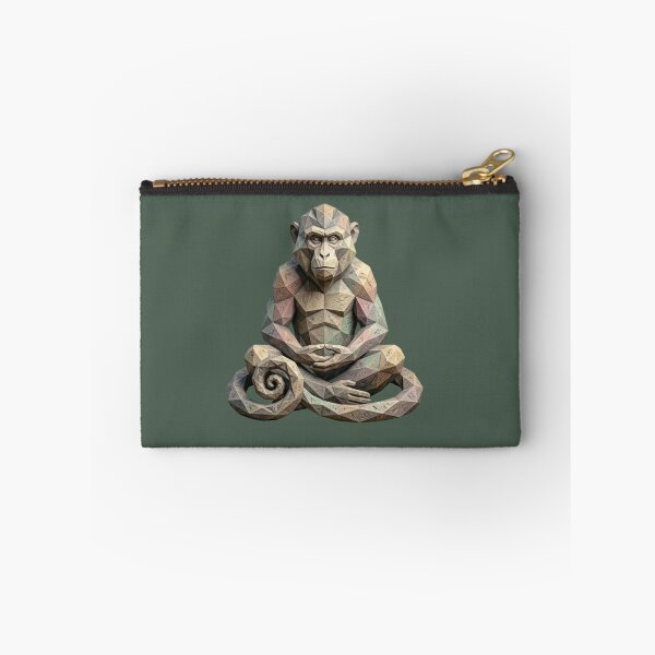 Item preview, Monkey in Zen Meditation – Spiritual Style Notebook for Yoga Practitioners designed and sold by bsbd-action.