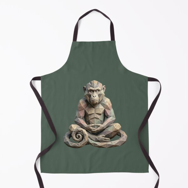 Item preview, Monkey in Zen Meditation – Spiritual Style Notebook for Yoga Practitioners designed and sold by bsbd-action.