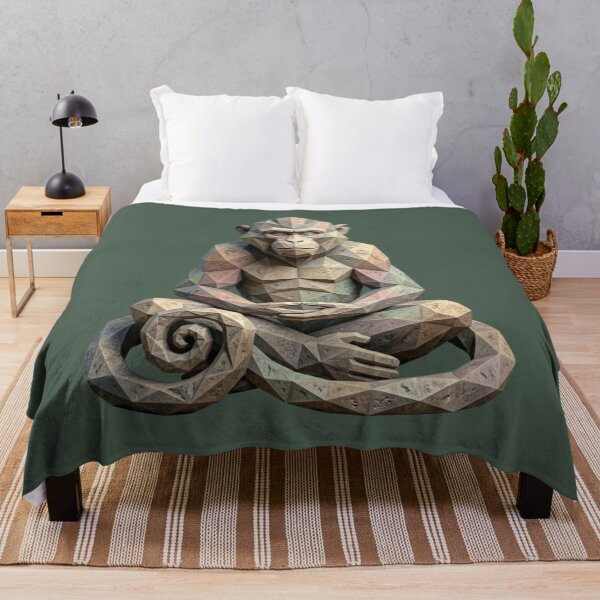 Item preview, Monkey in Zen Meditation – Spiritual Style Notebook for Yoga Practitioners designed and sold by bsbd-action.