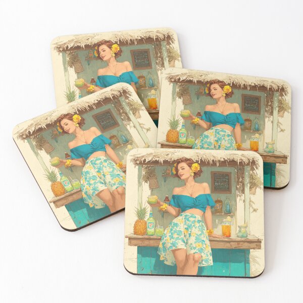 Item preview, Tiki Bar Pinup designed and sold by paulosully.
