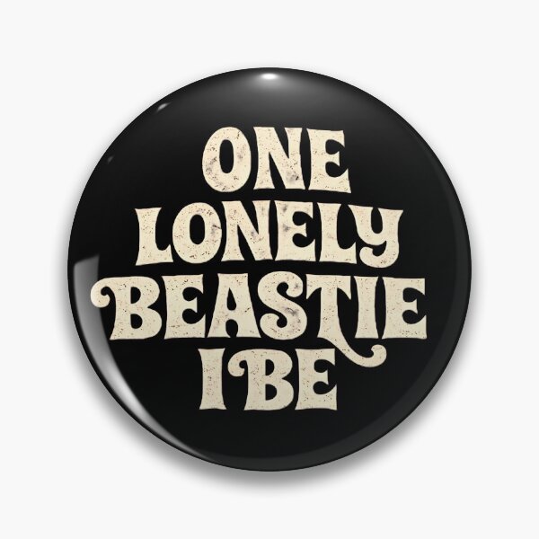Item preview, One Lonely Beastie I Be | Vintage Retro Groovy Typography Aesthetic Design designed and sold by Hamza25const.