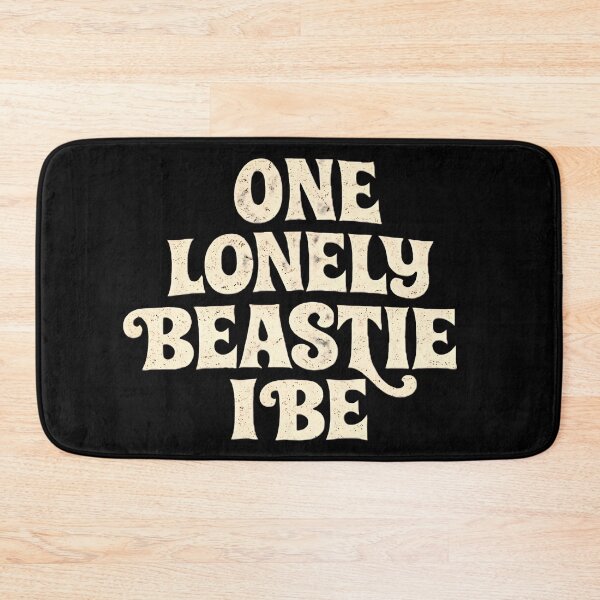 Item preview, One Lonely Beastie I Be | Vintage Retro Groovy Typography Aesthetic Design designed and sold by Hamza25const.