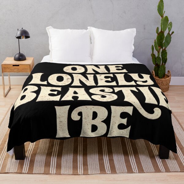 Item preview, One Lonely Beastie I Be | Vintage Retro Groovy Typography Aesthetic Design designed and sold by Hamza25const.