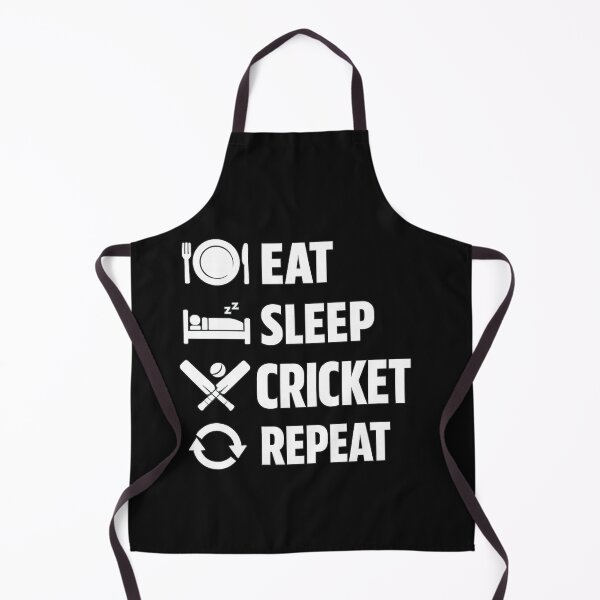 Item preview, Funny Cricket Player Shirt Eat Sleep Cricket Repeat T-Shirt, Cricket Lover Gift, Sports Fan Graphic Tee designed and sold by pipolabco.
