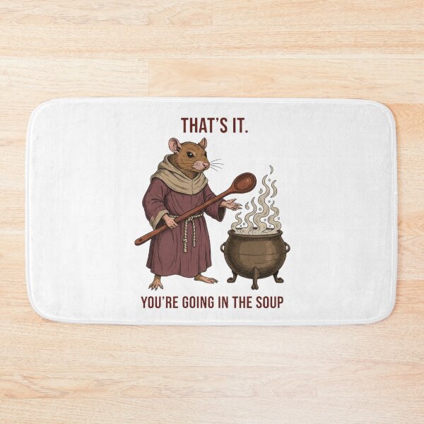 Item preview, Cute Animal Pun T-Shirt, That’s It You’re Going In The Soup, Funny Rat Chef Gift, Cozy Kitchen Humor Graphic Tee designed and sold by pipolabco.