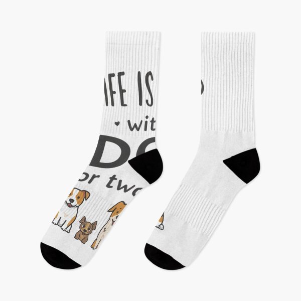 Item preview, Dog Mom Life Shirt, Life Is Better With A Dog Or Two Three T-Shirt, Animal Lover Gift, Cute Pet Graphic Tee designed and sold by pipolabco.