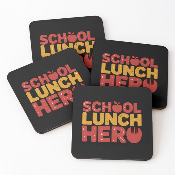 Item preview, School Lunch Hero Bold Retro Typography Design designed and sold by Lina Caro.