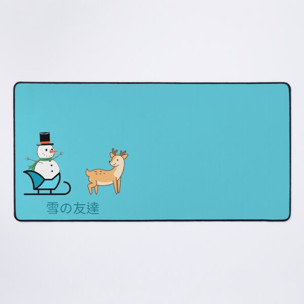 Item preview, Snow Friends Snowman and Reindeer Japanese designed and sold by DJCartoonDesigns.