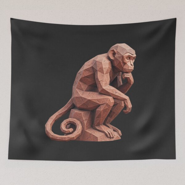 Item preview, The Terracotta Thinker – Rigid Print of Philosophical Art for Students and Readers designed and sold by bsbd-action.