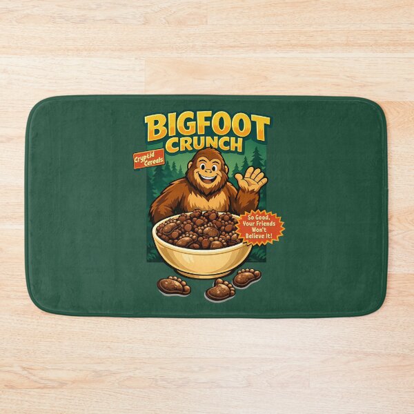 Item preview, Cryptid Cereals: Bigfoot Crunch designed and sold by FoxBaine Designs.