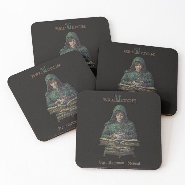 Item preview, BREWITCH – Mystic Coffee Ritual Witch Art designed and sold by zoliartdesign.