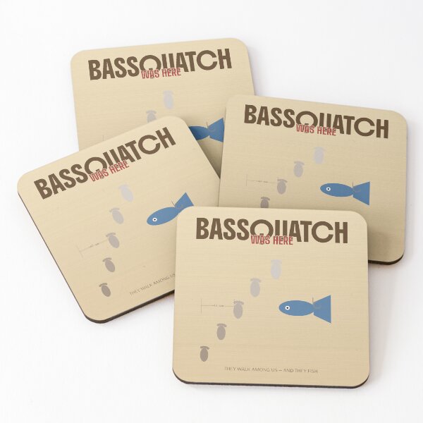 Item preview, Bassquatch Was Here Funny Bigfoot Footprint Sticker – Cryptid Bass Fishing Humor Gift designed and sold by start-tool.