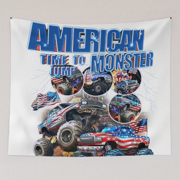Item preview, American Monster Time to Jump designed and sold by NF Designs Studio DTF.