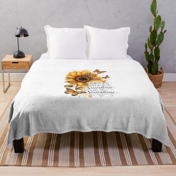 Item preview, Be The Sunshine Sunflower Leopard Print Butterfly Inspirational Quote designed and sold by AZABSTORE.
