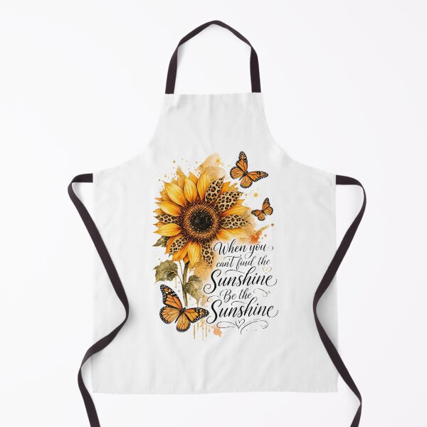 Item preview, Be The Sunshine Sunflower Leopard Print Butterfly Inspirational Quote designed and sold by AZABSTORE.