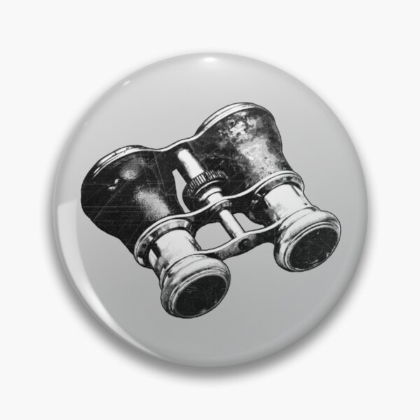 Item preview, Brass Opera Glasses Spyglasses Etched Illustration designed and sold by Ghoul Enterprises.