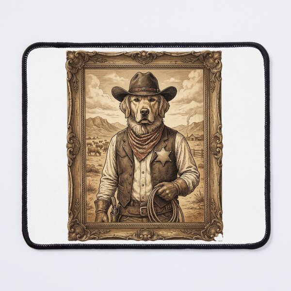 Item preview, Western Ranch Dog Shirt Labrador Retriever Cowboy Smoking Graphic T-Shirt, Funny Country Pet Lover Tee designed and sold by pipolabco.