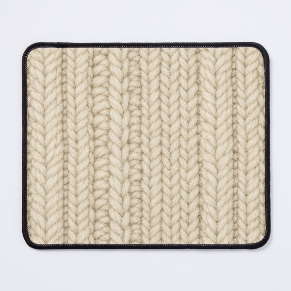 Item preview, Cozy Cream Knitted Wool Texture Pattern designed and sold by frumixart.