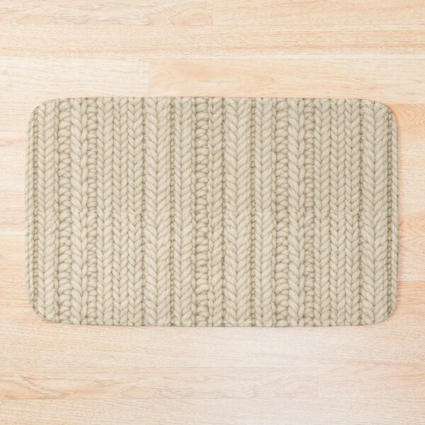 Item preview, Cozy Cream Knitted Wool Texture Pattern designed and sold by frumixart.