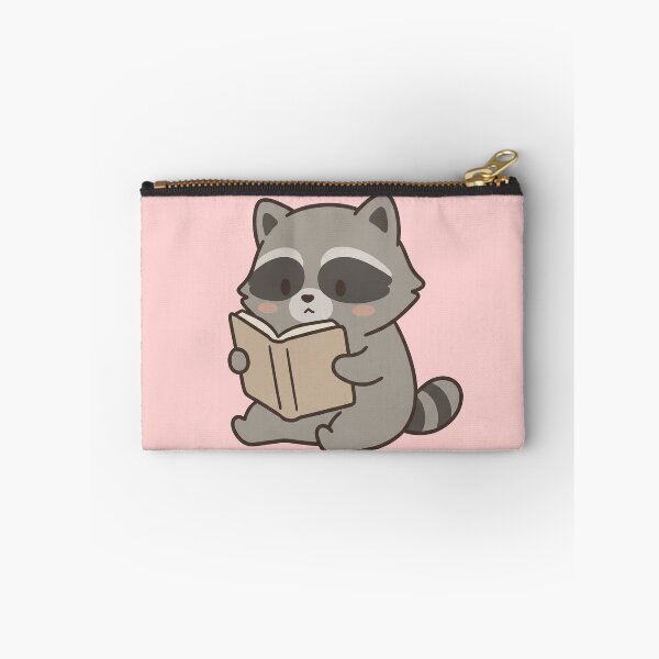 Item preview, A Cute Baby Racoon Reading His Book designed and sold by shellle in the ocean.