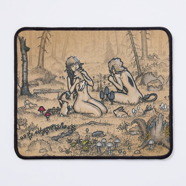 Item preview, Forest nymphs playing with animals designed and sold by Sigmundzore.