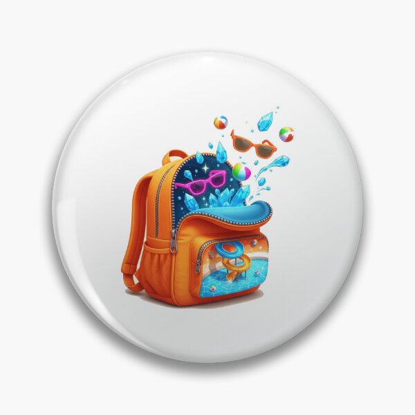 Item preview, Orange Backpack Summer Water Park designed and sold by AbanoubStore.