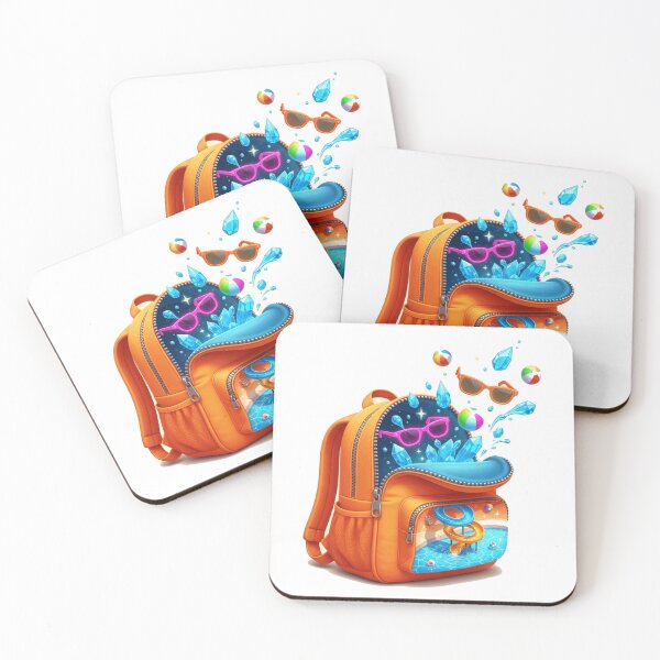 Item preview, Orange Backpack Summer Water Park designed and sold by AbanoubStore.