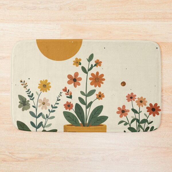 Item preview, Sunny Illustration of Flowers and Plants designed and sold by jugglingelephant.
