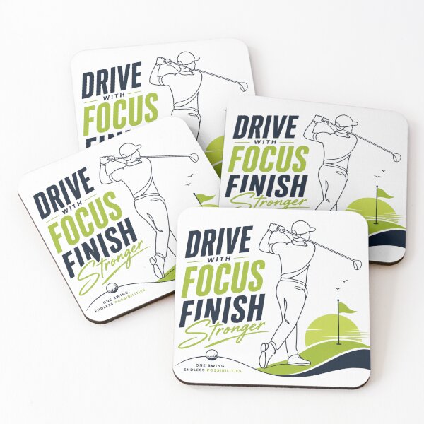 Item preview, Drive With Focus Golf Poster designed and sold by Newthingzy.