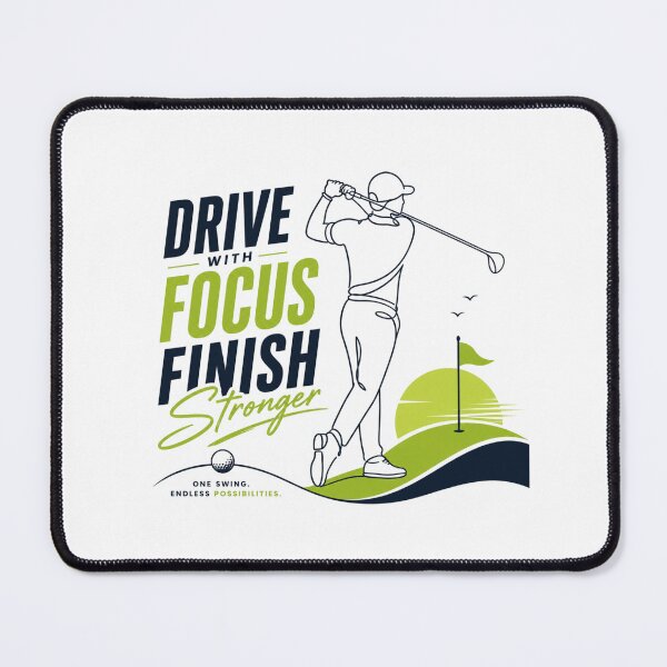 Item preview, Drive With Focus Golf Poster designed and sold by Newthingzy.