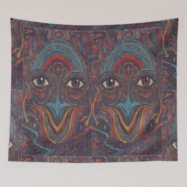 Item preview, Dual Vision – Psychedelic Symmetry Face Art designed and sold by zoliartdesign.
