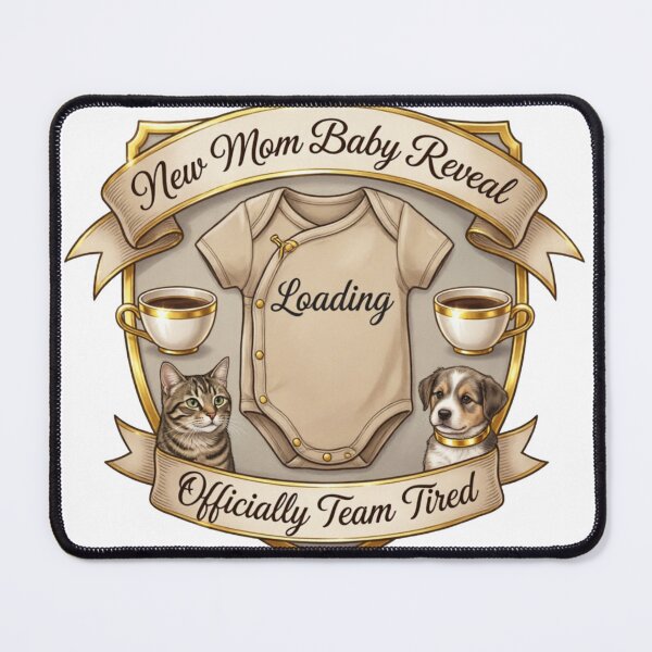 Item preview, New Mom Baby Reveal Emblem Tee, Loading Cute Mama Mug, Mother’s Day Gift 2026 designed and sold by YMLux.