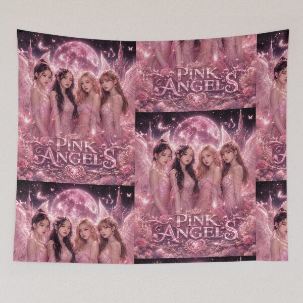 Item preview, Pink Angels – Dreamy K-Pop Fantasy Aesthetic Design designed and sold by storeAC.
