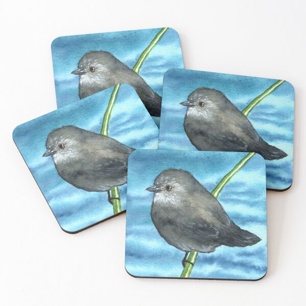Item preview, Dusky tiquitiqui (serphopaga nigricans) designed and sold by mariodibuja.