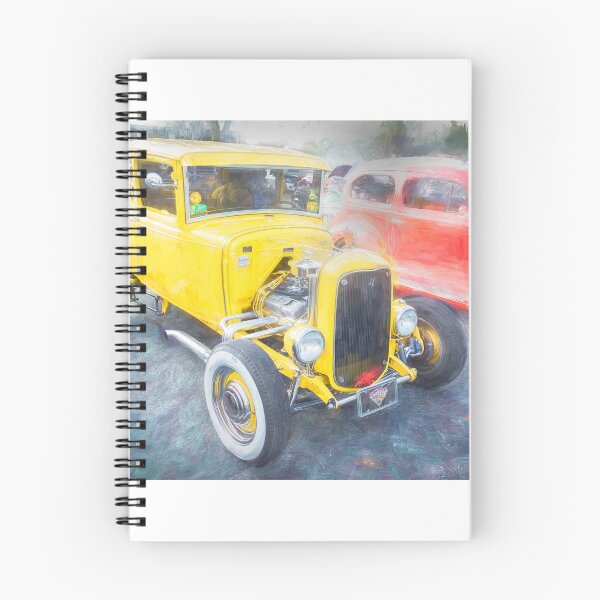 Item preview, 1930 Yellow Ford Hot Rod 5 Window Coupe X101 designed and sold by RichFrancoCars.