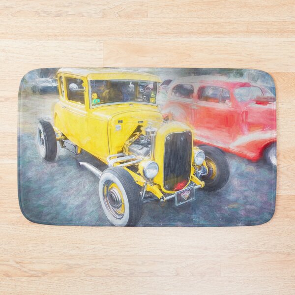 Item preview, 1930 Yellow Ford Hot Rod 5 Window Coupe X101 designed and sold by RichFrancoCars.
