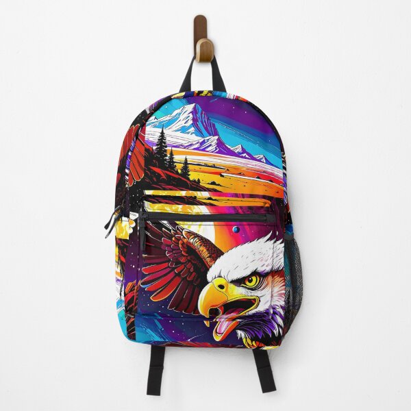 Item preview, Bald eagle in flight at night designed and sold by Creative Visualize.