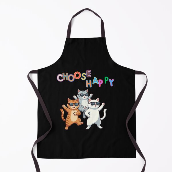Item preview, Choose Happy - Funny Dancing Cats with Sunglasses designed and sold by thazinart.