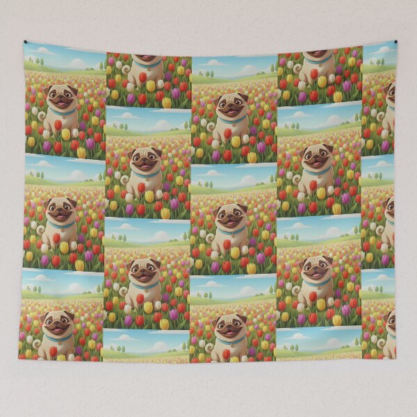 Item preview, Spring Pug designed and sold by Jabbathepug.