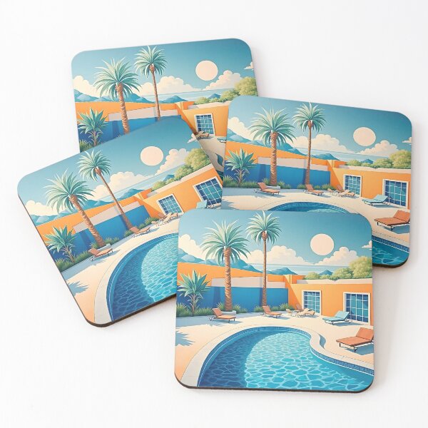 Item preview, Swimming Pool David Hockney  designed and sold by Vicky Brago-Mitchell®.