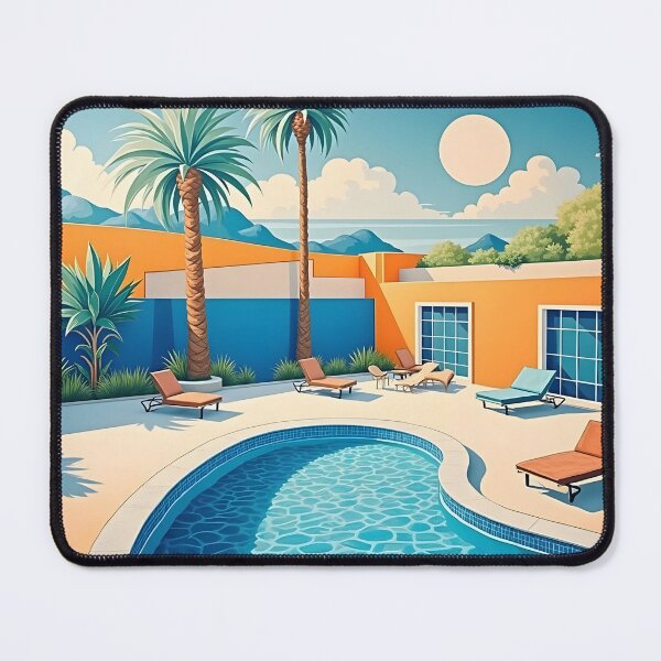 Item preview, Swimming Pool David Hockney  designed and sold by Vicky Brago-Mitchell®.