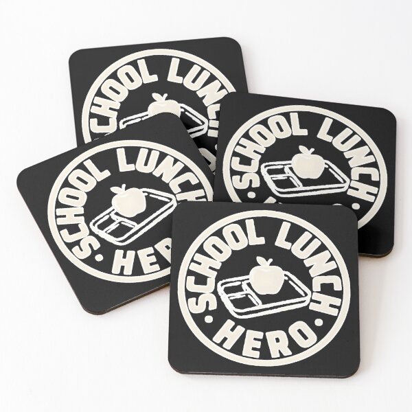 Item preview, School Lunch Hero Retro Badge Design for Cafeteria Staff designed and sold by Lina Caro.