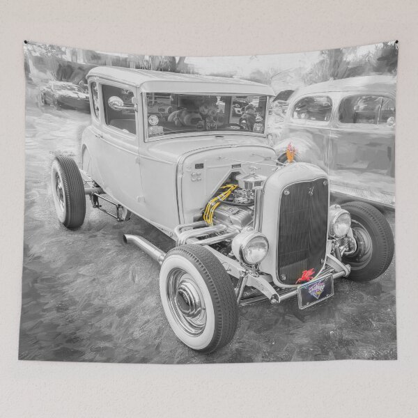 Item preview, 1930 Yellow Ford Hot Rod 5 Window Coupe X103 designed and sold by RichFrancoCars.