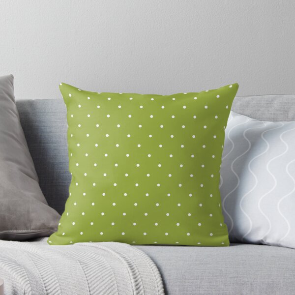 Item preview, Olive Green Polka Dots | White Dots on Sage Green | Minimalist Green Pattern Gift | Aesthetic Olive Green Dots | Elegant Chartreuse Polka Dots | Gift for Nature Lovers Pattern designed and sold by VivaFy.