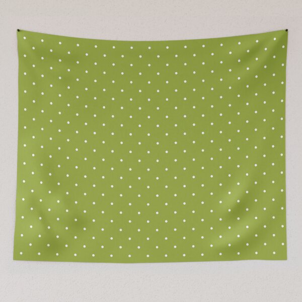 Item preview, Olive Green Polka Dots | White Dots on Sage Green | Minimalist Green Pattern Gift | Aesthetic Olive Green Dots | Elegant Chartreuse Polka Dots | Gift for Nature Lovers Pattern designed and sold by VivaFy.