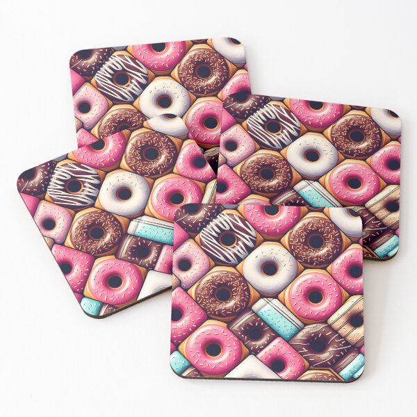 Item preview, Geometric Donut Pop Pattern designed and sold by Apex Designs.