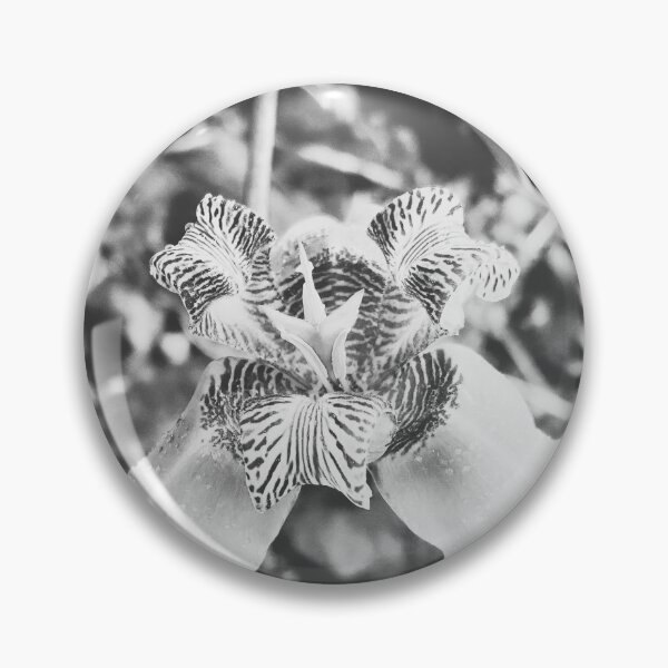 Item preview, Iris in Black and White designed and sold by CaliGirlTreasur.