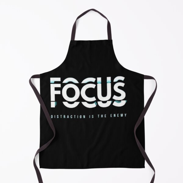 Item preview, Focus - Distraction Is The Enemy Motivational Quote designed and sold by thazinart.